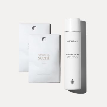 NEWSHA-SCENT-SACHET-CARE-SET-GORGEOUS-VOLUME-SHAMPOO