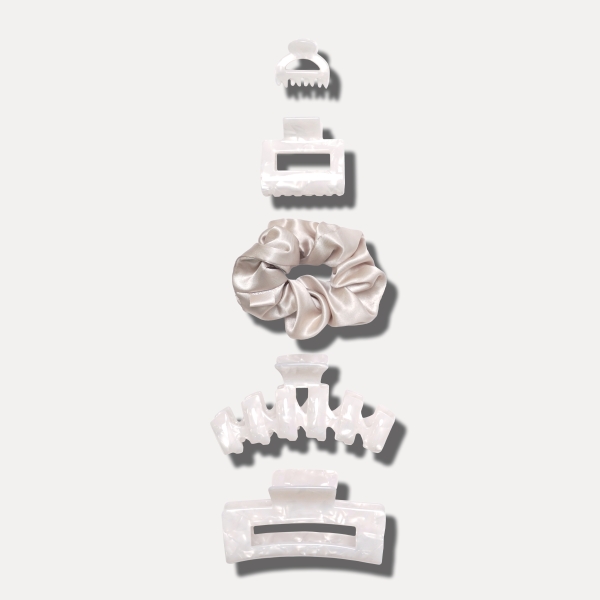 Hair Accessories Set Perlmutt | 5er